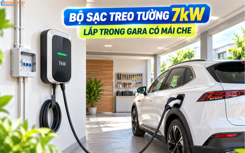 Trạm sạc xe điện tại nhà