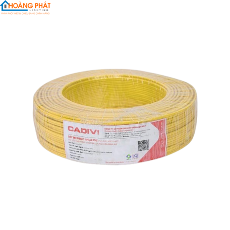 Dây điện Cadivi VC 2.5 - 450/750V Vàng 