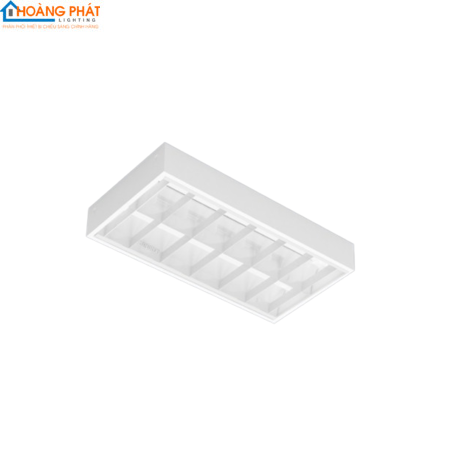 Bộ máng đèn tán quang gắn nổi 2x10W PSFD218L20 300x600 Paragon 