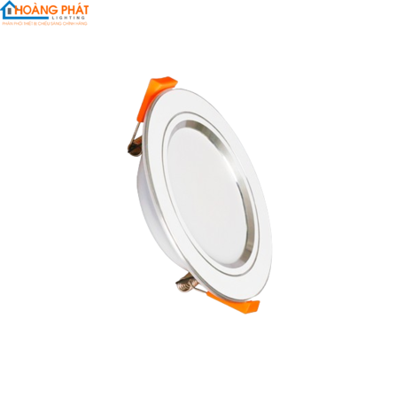 Đèn led âm trần viền bạc 5W DLB2-5T/N/V MPE