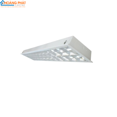 Máng đèn led phản quang âm trần LDA209 6500K 2x9W 600x300 T8 Duhal