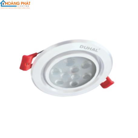 Đèn led âm trần SDFN209 6500K 9W Duhal