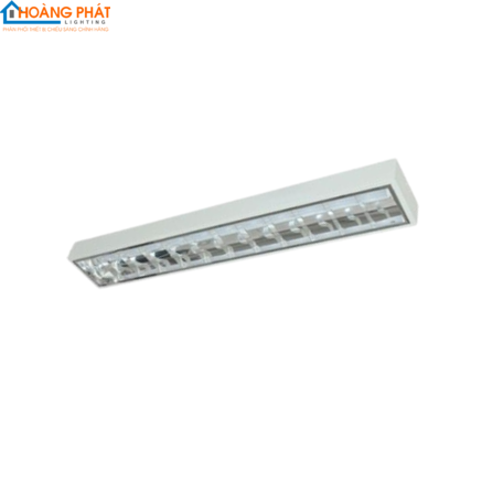 Máng đèn led phản quang lắp nổi LDN118 6500K 1x18W 600x600 T8 Duhal