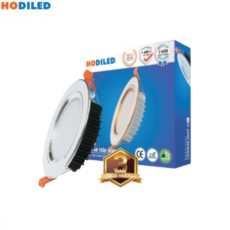 Đèn led âm trần viền vàng  HO-TDI09-120V 9W 4000K Hodiled