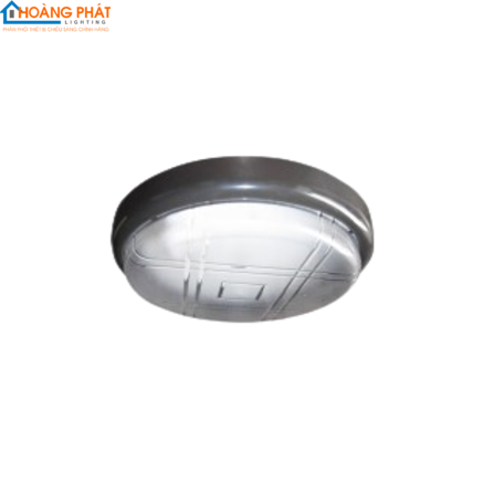 Đèn led ốp trần SLKR12 /N đế màu nâu 6500K 12W Duhal