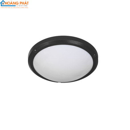 Đèn led ốp trần chống thấm SLSR18 /N viền nâu 6500K 18W Duhal