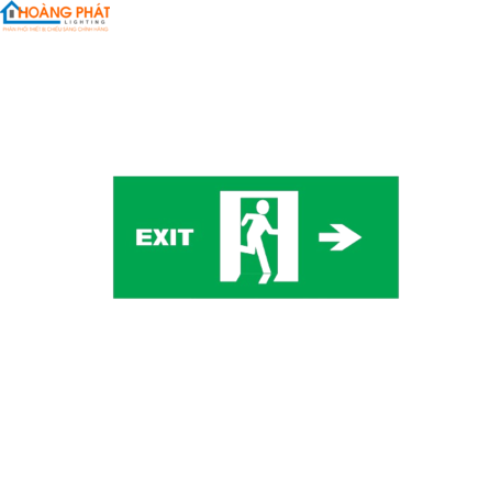 Đèn exit thoát hiểm LSM /P 2W 1 mặt Duhall tem PCCC