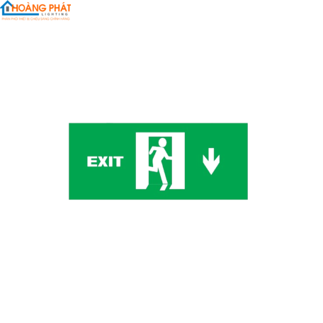 Đèn exit thoát hiểm LSM /X 2W 1 mặt Duhall tem PCCC