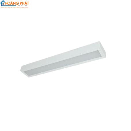 Máng đèn led phản quang lắp nổi LLN118 /T chụp trong suốt 6500K 1x18W 1200x200 T8 Duhal