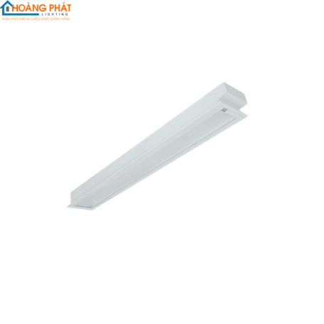 Máng đèn led phản quang âm trần LLA118 /T chụp trong suốt 3000K 1x18W 1200x200 T8 Duhal