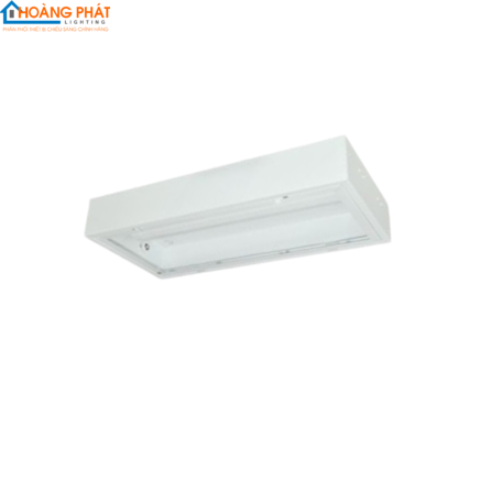 Máng đèn led phản quang lắp nổi LLN209 /T chụp trong suốt 6500K 2x9W 600x300 T8 Duhal