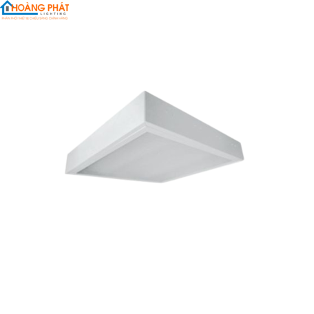 Máng đèn led phản quang lắp nổi LLN409 /T chụp trong suốt 3000K 4x9W 600x600 T8 Duhal