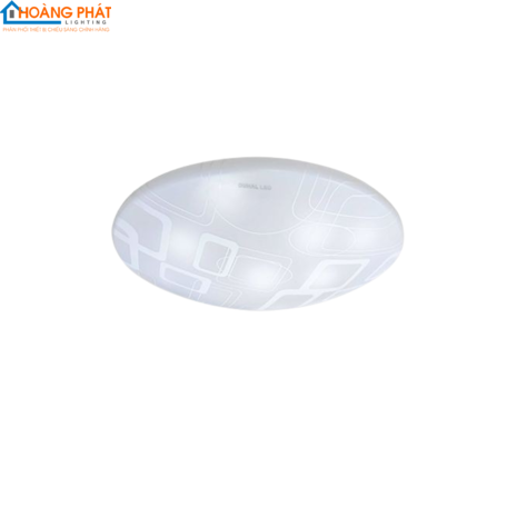 Đèn led ốp trần đổi màu KDFB0181 /V chụp hoa văn 18W Duhal