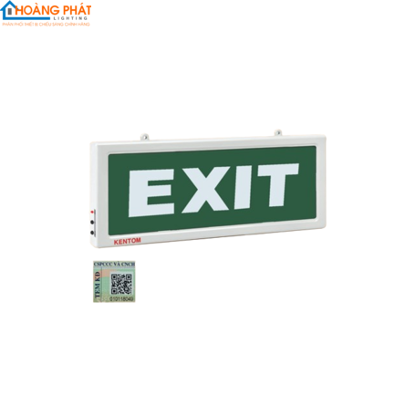 Đèn Exit dạng hộp KT120 mặt 11 tem PCCC Kentom