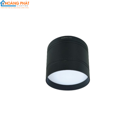 Đèn led ốp trần DIB0076 /B vỏ đen 6500K 7W Duhal