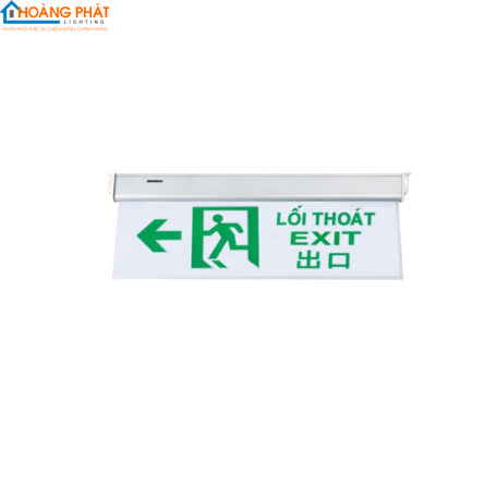 Đèn Exit dạng mica 2 mặt KT 670 mặt 1 Kentom