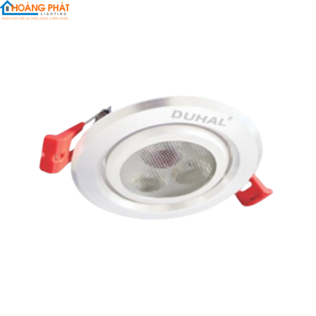 Đèn led âm trần SDFN203 6500K 3W Duhal