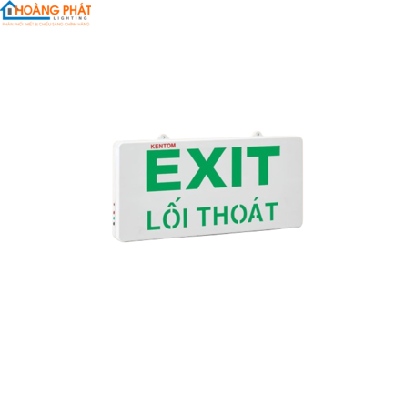 Đèn Exit dạng hộp 2 mặt KT 720 mặt 10 Kentom