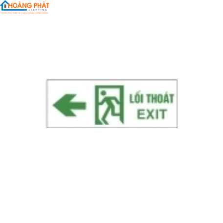 Đèn Exit dạng mica 2 mặt KT 700 mặt 1 Kentom