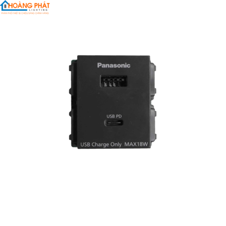 Ổ cắm USB 2 cổng type A-C WEF14821HVN Panasonic