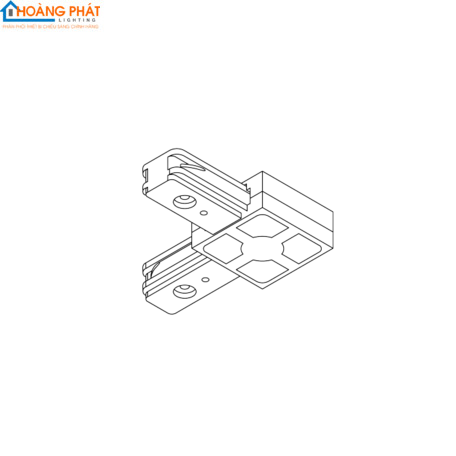 Bộ nối góc ray tracklight ray TRL01/NG Rạng Đông