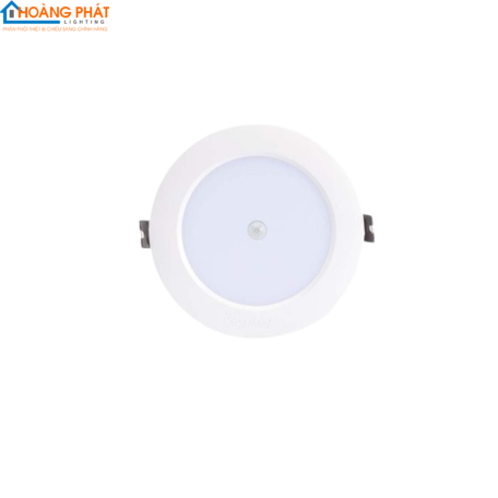 Đèn led Downlight cảm biến AT04.PIR 90/7W 6500K SS Rạng Đông