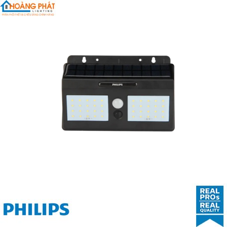 Đèn led gắn tường năng lượng mặt trời BWS010 LED300/765 Philips IP42
