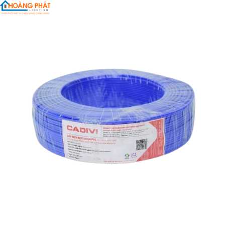 Dây điện Cadivi VCm 0.5 (1x16/0.2) - 300/500V Xanh Dương