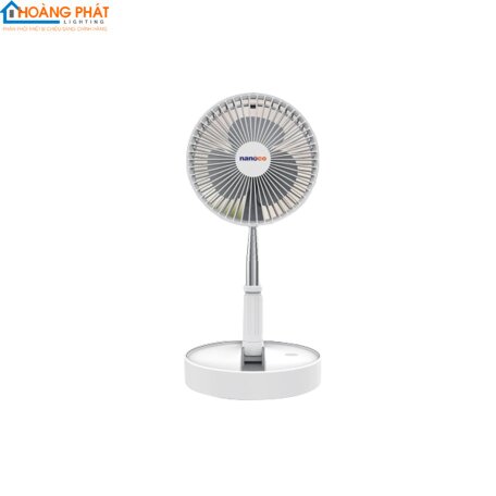 Quạt sạc gấp gọn NFF1617W màu trắng Nanoco