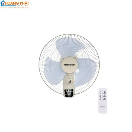 Quạt treo remote NWF1610RC-BE màu beige Nanoco