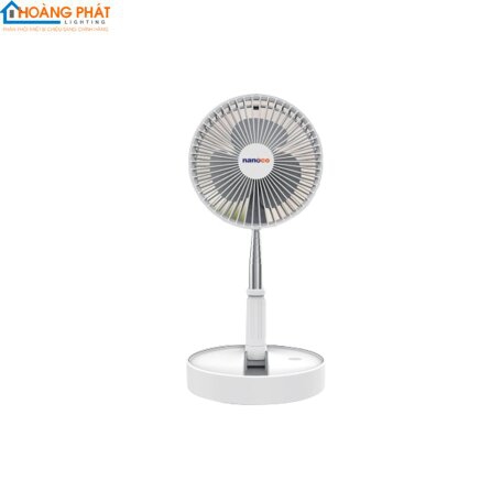 Quạt sạc gấp gọn NFF1617W màu trắng Nanoco