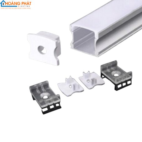 Nẹp nhôm dùng cho LED dây trong nhà NST-AB1714 Nanoco