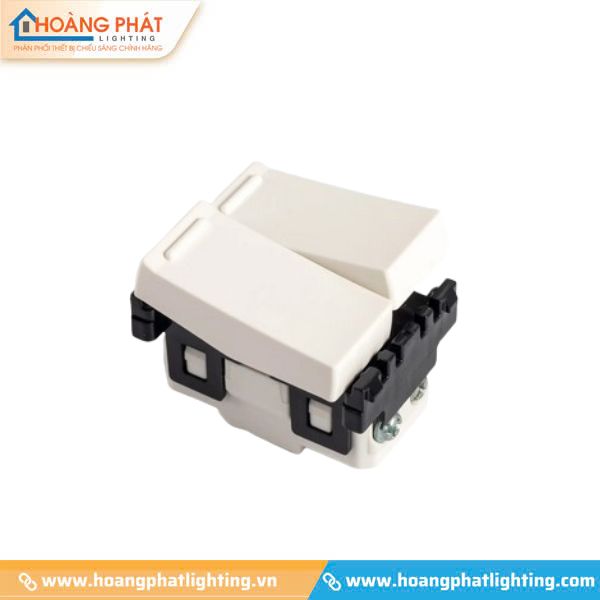 Công tắc B, 1 chiều, loại đôi, cỡ trung màu trắng WEVH554127 Panasonic