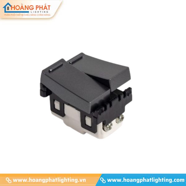 Công tắc B, 1 chiều, loại đôi, cỡ trung màu xám ánh kim WEVH554127MYH Panasonic