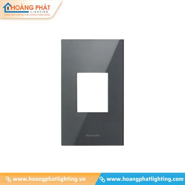 Mặt dùng riêng cho ổ đơn 3 chấu màu xám ánh kim WEGH68029CYH-VN Panasonic