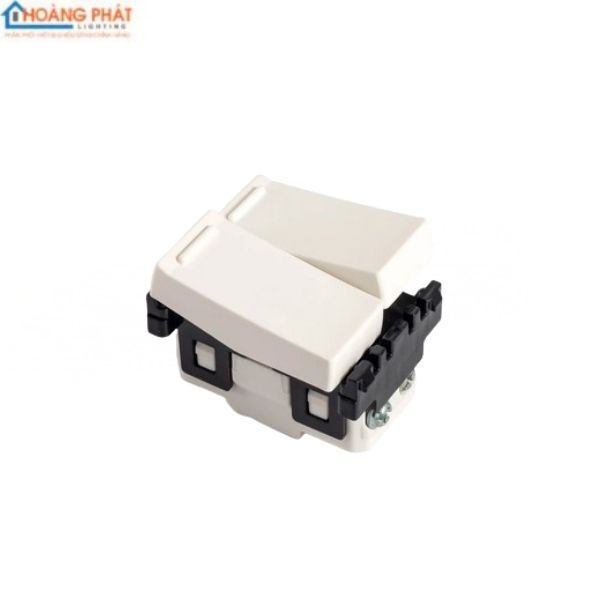 Công tắc B, 1 chiều, loại đôi, cỡ trung màu trắng WEVH554127 Panasonic