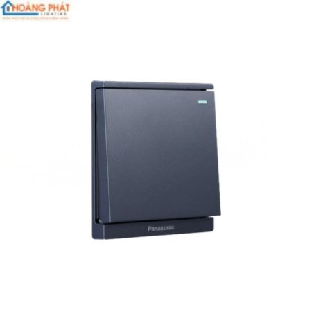 Bộ 1 công tắc C, 2 chiều, bắt vít, có chỉ báo dạ quang màu xám ánh kim WMF512MYH-1VN Panasonic 