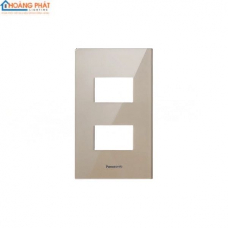 Mặt dùng cho 2 thiết bị màu vàng ánh kim WEGH6802CYZ-VN Panasonic