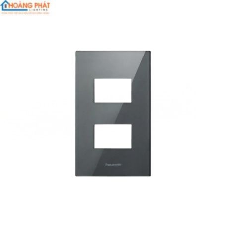 Mặt dùng cho 2 thiết bị màu xám ánh kim WEGH6802CYH-VN Panasonic