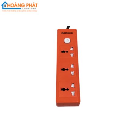 Ổ cắm có dây 3 ổ cắm + 1 công tắc NES3320-5 Nanoco 