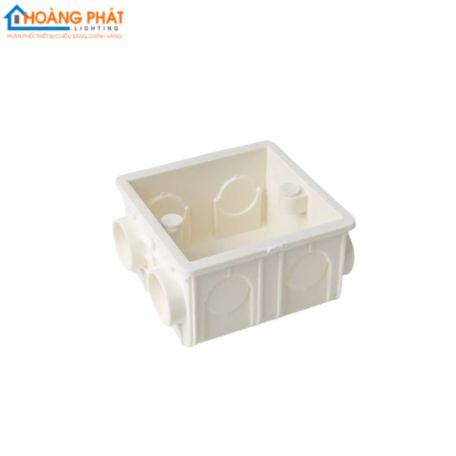 Hộp âm đơn vuông ghép nối chống cháy chuẩn BS NA1051 Nanoco