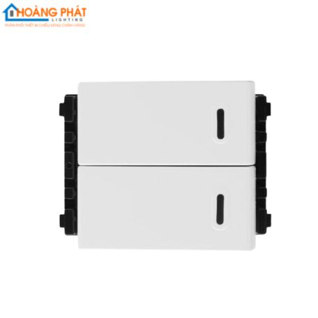 Công tắc B, 1 chiều, loại đôi, cỡ trung, bắt vít WEV502127SW Panasonic