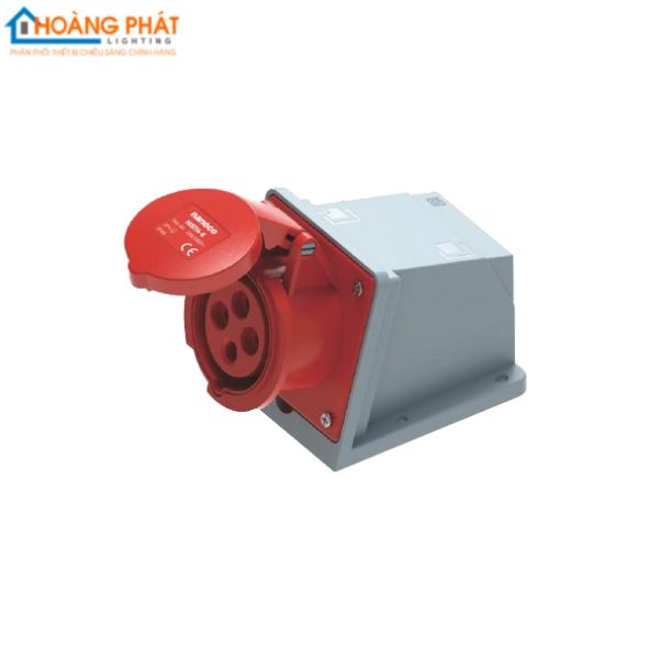 Ổ cắm gắn nổi loại không kín nước NIS114-6 Nanoco IP44