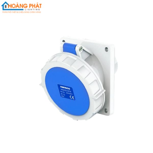 Ổ cắm gắn âm loại kín nước dạng nghiêng NIS4132-6F78 Nanoco IP67