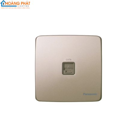 Ổ cắm Data Cat6 màu vàng ánh kim WMT431MYZ-VN Panasonic