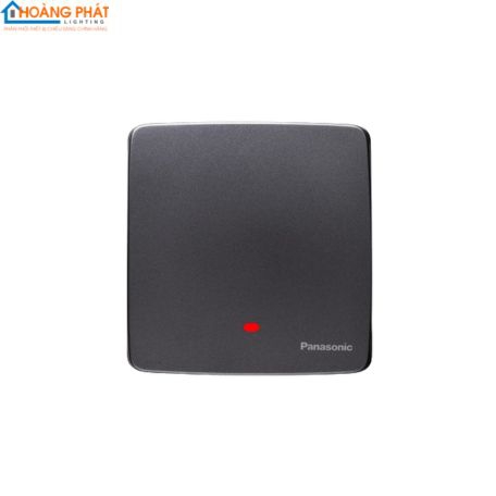 Bộ 1 công tắc D, bắt vít, có đèn báo màu xám ánh kim WMTV503307MYH Panasonic