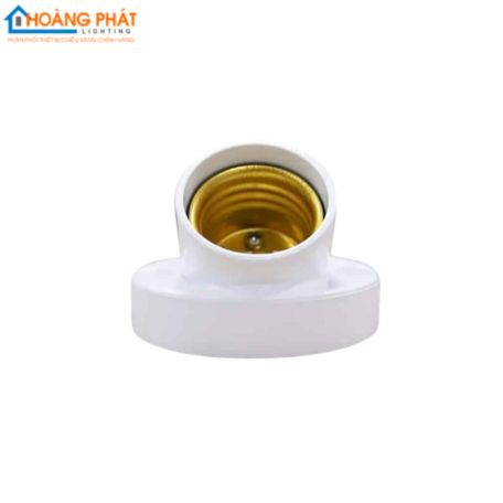 Đui đèn E27 loại 45 độ, màu trắng NAE2745W Nanoco