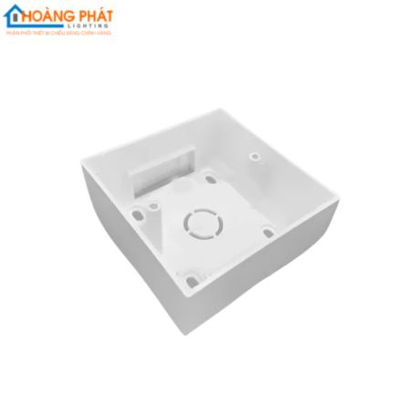 Hộp nổi đơn dùng cho mặt vuông chuẩn BS NN105 Nanoco 