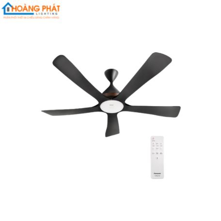 Quạt trần 5 cánh, động cơ DC mới, có đèn, có remote F-60DGN Panasonic 