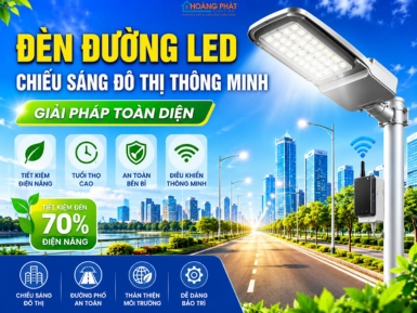 Đèn Đường LED Chiếu Sáng Đô Thị Thông Minh: Giải Pháp Toàn Diện